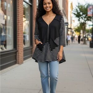 We The Free - Free People Black Sweater